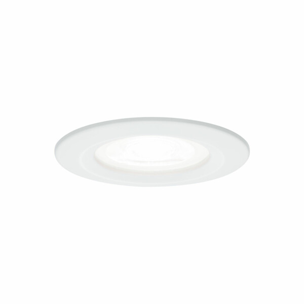 Paulmann LED Einbauleuchte Nova Basisset starr IP44 rund 78mm  GU10 3x6.5W 3x470lm 230V  4000K Weiß matt