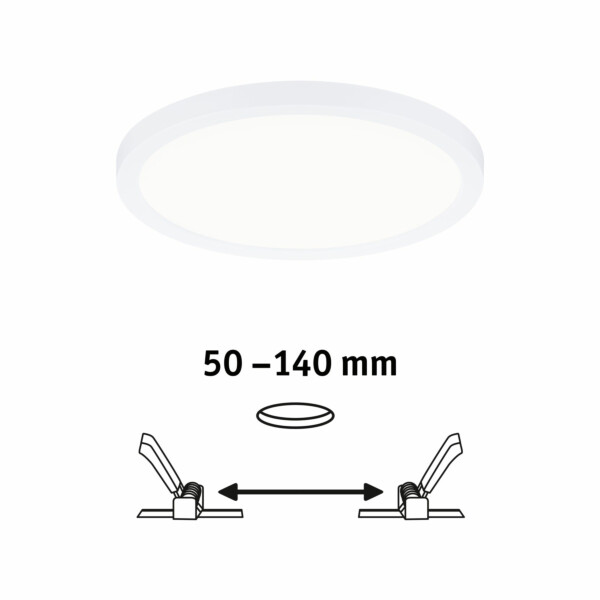 Paulmann VariFit LED Einbaupanel Areo IP44 rund 175mm  13W 1200lm 4000K Weiß