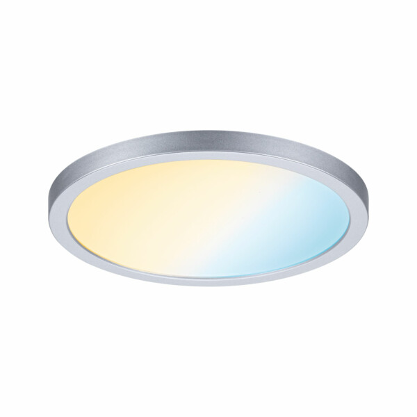 Paulmann VariFit LED Einbaupanel Smart Home Zigbee 3.0 Areo IP44 rund 175mm  13W 1200lm Tunable White Chrom matt dimmbar