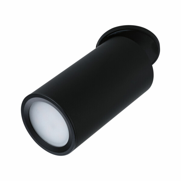 Paulmann LED Einbauleuchte 3-Step-Dim Turnal  rund 60mm 90° Coin 6W 470lm 230V dimmbar 2700K Schwarz matt