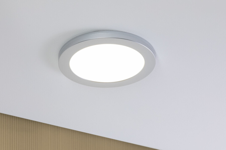 Paulmann LED Einbaupanel 2in1 Cover-it  rund 225mm  16.5W 1200lm 4000K Chrom matt