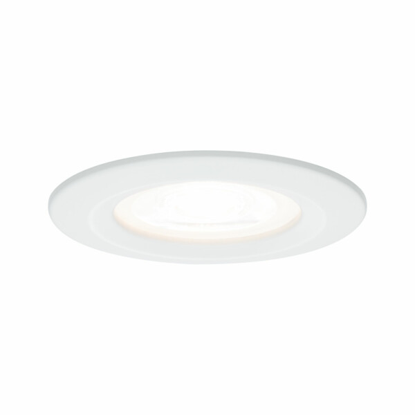 Paulmann LED Einbauleuchte 3-Step-Dim Nova Basisset starr IP44 rund 78mm  GU10 3x6.5W 3x460lm 230V dimmbar 2700K Weiß matt