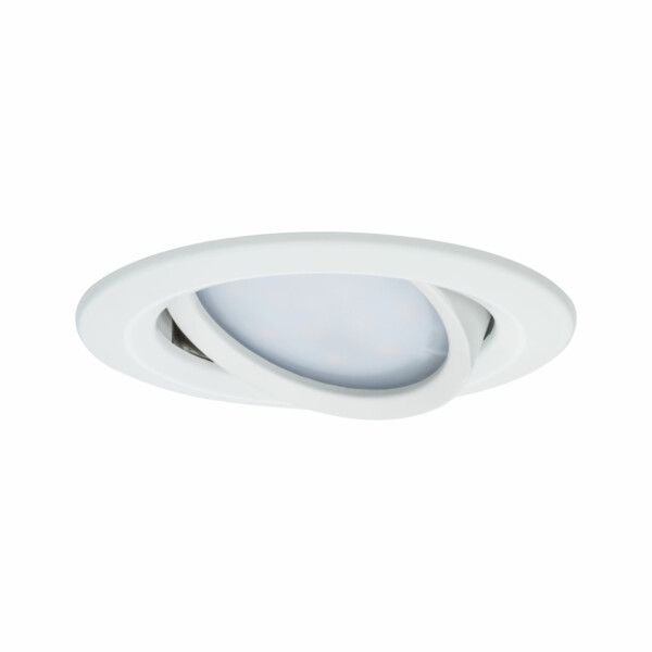 Paulmann LED Einbauleuchte 3-Step-Dim Nova Coin Basisset schwenkbar  rund 84mm 50° Coin 3x6W 3x470lm 230V dimmbar 2700K Weiß matt