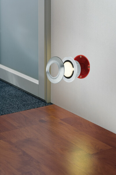 Paulmann LED Wandeinbauleuchte Special Line Abdeckung  rund 86mm       Edelstahl