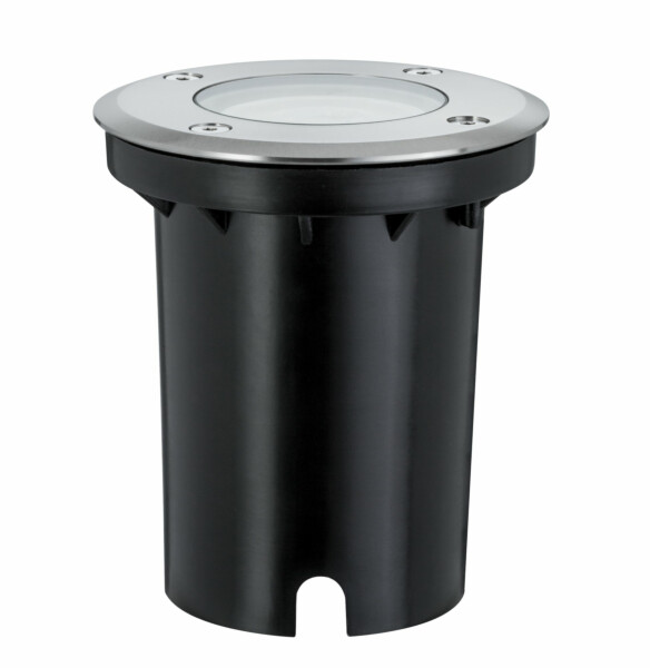 Paulmann LED Bodeneinbauleuchte  IP67 rund 108mm  3000K 3.5W 230lm 230V Edelstahl Metall