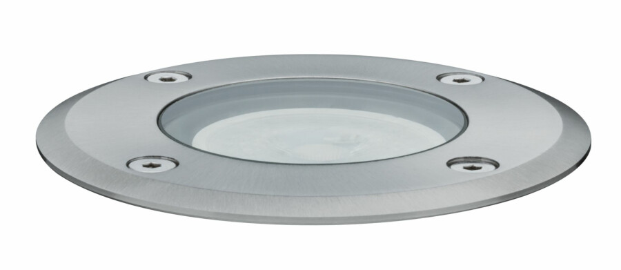 Paulmann LED Bodeneinbauleuchte  IP67 rund 108mm  3000K 3.5W 230lm 230V Edelstahl Metall