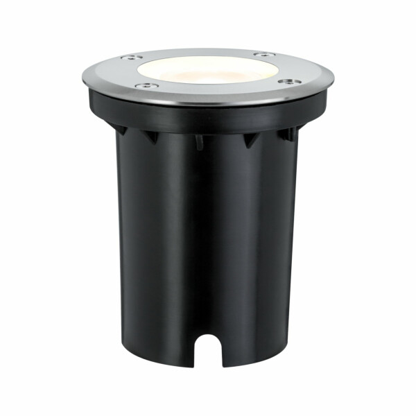 Paulmann LED Bodeneinbauleuchte  IP67 rund 108mm  3000K 3.5W 230lm 230V Edelstahl Metall