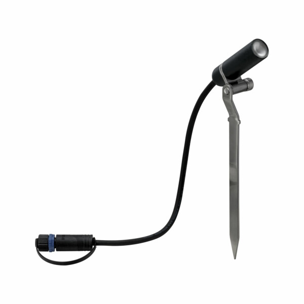 Paulmann Plug & Shine LED Gartenstrahler Plantini Einzelspot  IP65 3000K 2W   Anthrazit