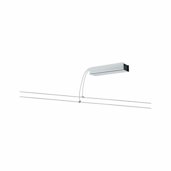 Paulmann LED Seilsystem Basisset inkl. Seil.  Trafo. Spannzubehör ohne Leuchten      230/12V Chrom matt