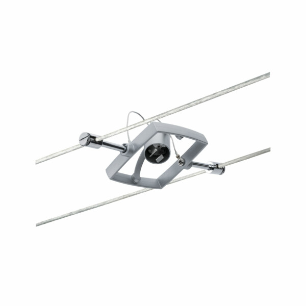 Paulmann Seilsystem Mac II Einzelspot GU5.3  max. 10W  dimmbar 12V Chrom matt