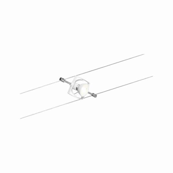 Paulmann Seilsystem Mac II Basisset GU5.3  max. 5x10W  dimmbar 230/12V Weiß