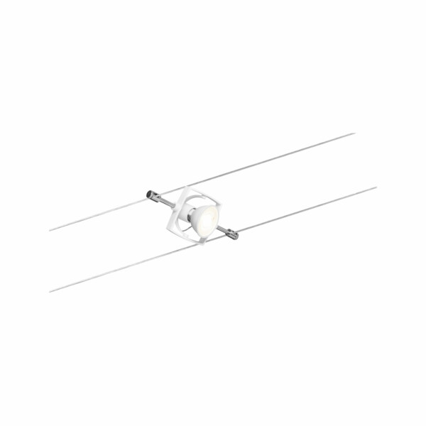 Paulmann Seilsystem TECH Basisset GU5.3  max. 7x10W  dimmbar 230/12V Weiß