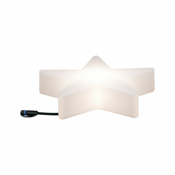 Paulmann Plug & Shine LED Lichtobjekt Star   IP67 3000K 2.8W   Weiß