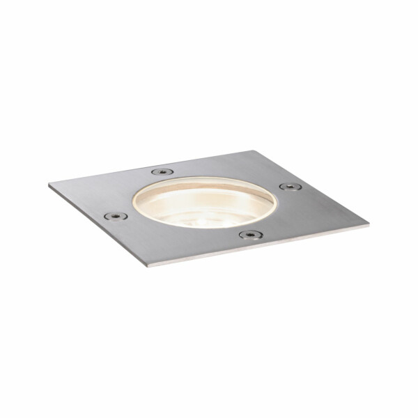 Paulmann Plug & Shine LED Bodeneinbauleuchte Floor Einzelspot  IP65 3000K 3.6W   Edelstahl