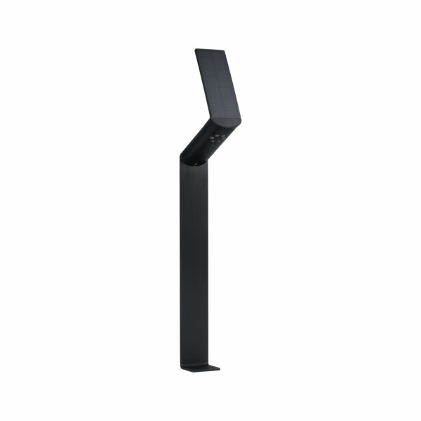 Paulmann Solar LED Pollerleuchte Ilias Bewegungsmelder IP44 3000K 57lm Anthrazit