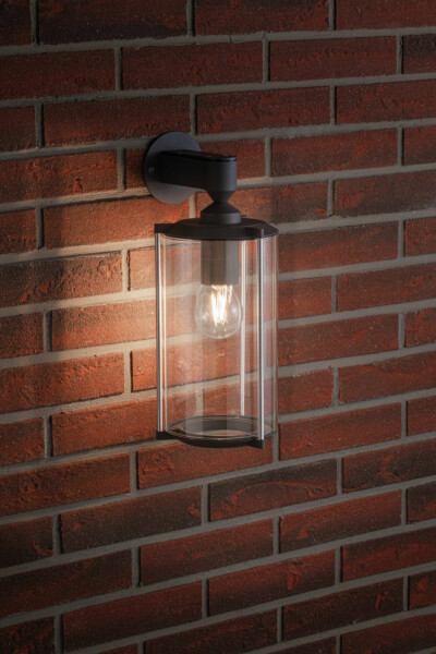 Paulmann Außenwandleuchte Klassik IP44 rund 160mm  max. 60W  230V  Grau Glas