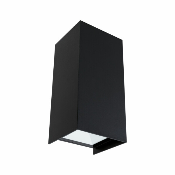 Paulmann LED Außenwandleuchte Flame  IP44 eckig 102x100mm 3000K 2x5.8W 2x540lm 230V  Anthrazit Aluminium