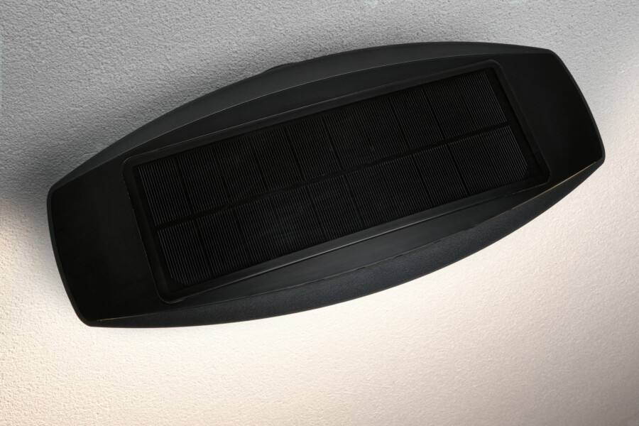 Paulmann Solar LED Außenwandleuchte Kiran Bewegungsmelder IP44 3000K 280lm Anthrazit