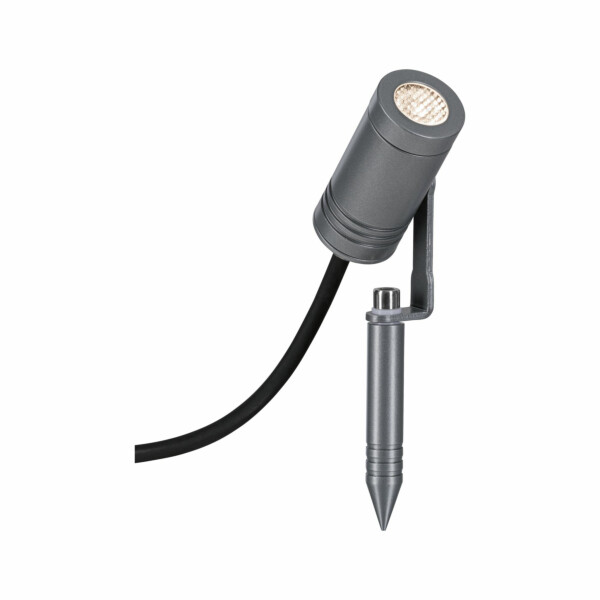 Paulmann LED Gartenstrahler Radix   IP65  56mm 3000K 5.5W 260lm 230V  Grau Aluminium