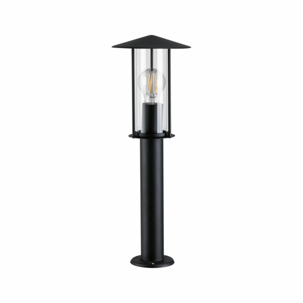 Paulmann Pollerleuchte Classic  IP44  500mm  max. 15W  230V  Dunkelgrau E27 Metall#Glas