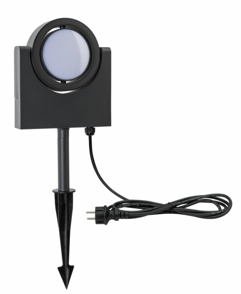 Paulmann LED Gartenstrahler Swivea  IP44  183x46mm 3000K 8W 460lm 230V  Anthrazit Aluminium