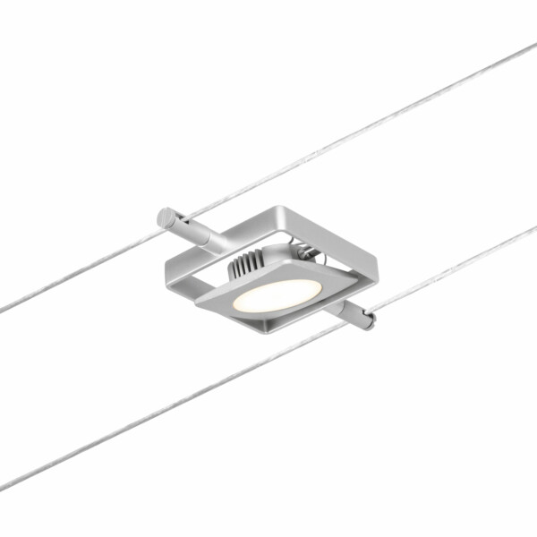 Paulmann CorDuo LED Seilsystem MacLED Einzelspot  250lm 4.5W 3000K  12V Chrom matt#Chrom