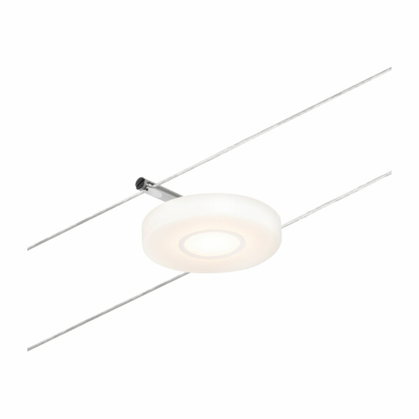 Paulmann CorDuo LED Seilsystem DiscLED Basisset  5x200lm 5x4.5W 3000K  230/12V Chrom matt#Chrom