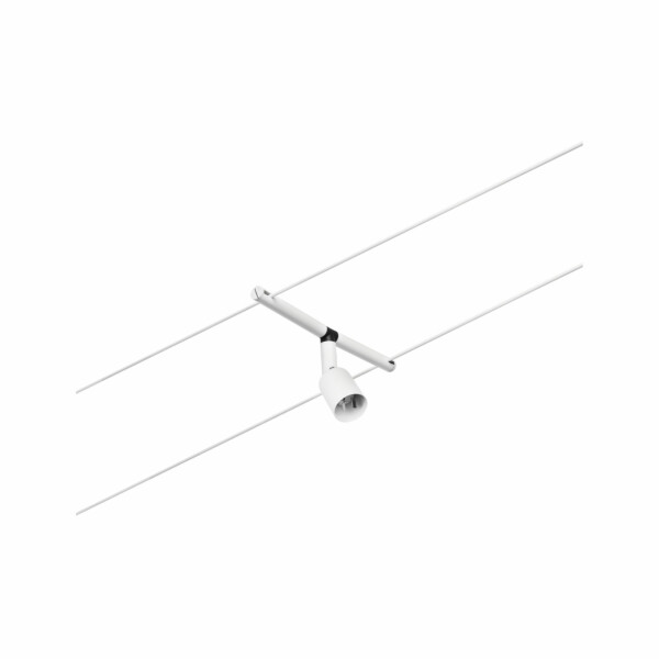 Paulmann CorDuo Seilsystem Salt Einzelspot GU5.3  max. 10W   12V Weiß matt#Chrom