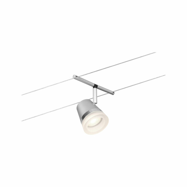 Paulmann CorDuo Seilsystem Cone Basisset GU5.3  max. 5x10W   230/12V Chrom matt#Chrom