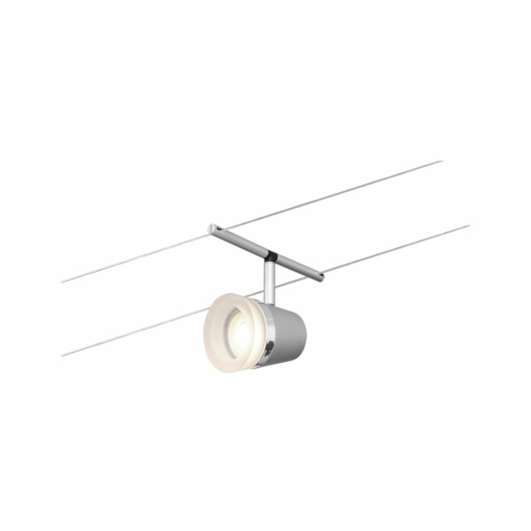Paulmann CorDuo Seilsystem Cone Basisset GU5.3  max. 5x10W   230/12V Chrom matt#Chrom