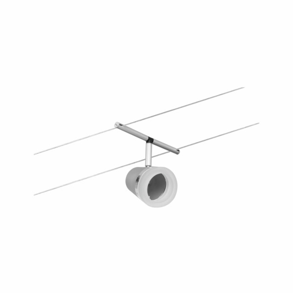 Paulmann CorDuo Seilsystem Cone Basisset GU5.3  max. 5x10W   230/12V Chrom matt#Chrom