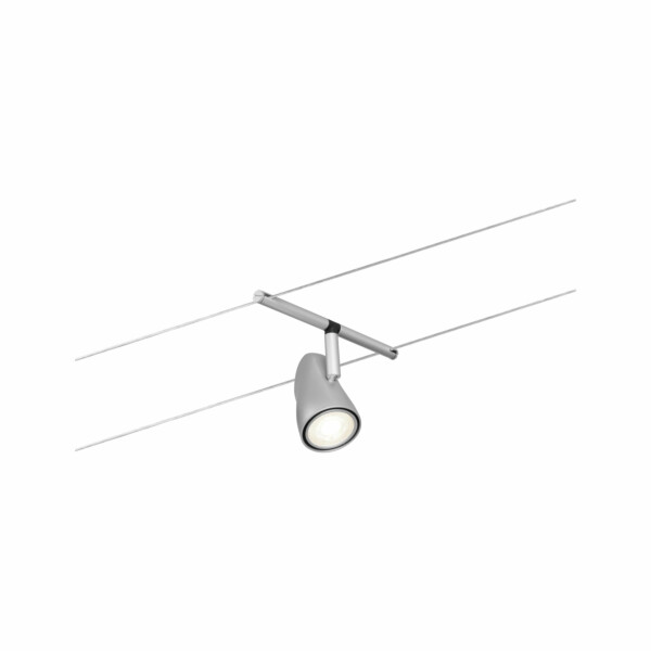 Paulmann CorDuo Seilsystem Cup Basisset GU5.3  max. 5x10W   230/12V Chrom matt#Chrom
