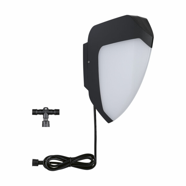 Paulmann Park + Light LED Außenwandleuchte Ikosea   IP44  50x203mm 3000K 5.6W 350lm 12V  Anthrazit Kunststoff