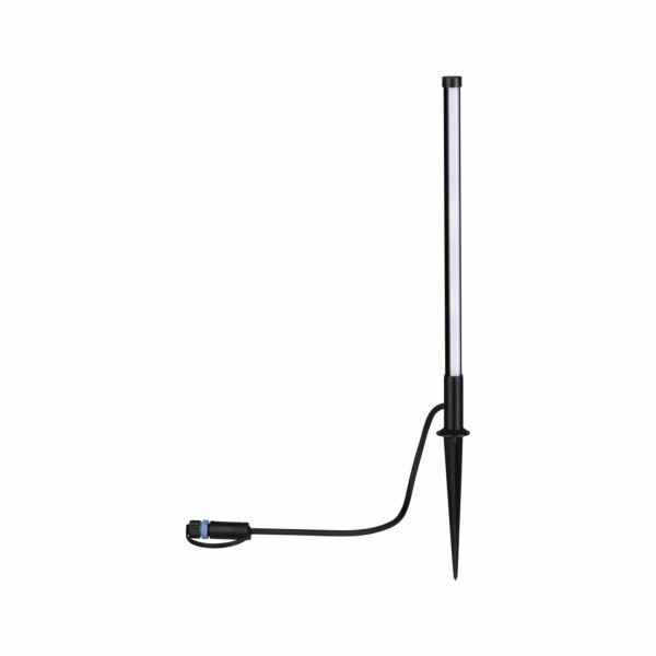Paulmann Plug & Shine LED Pollerleuchte Pin Einzelleuchte  IP44  360mm 3000K 5.5W 180lm 24V  Anthrazit  Aluminium#Kunststoff