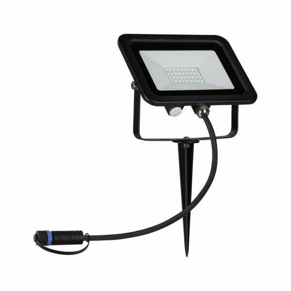 Paulmann Plug & Shine LED Gartenstrahler Fluter Einzelspot  IP65 3000K 15.5W   Schwarz
