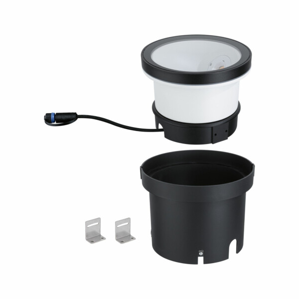 Paulmann Plug & Shine LED Wandfluter Ocos Einzelleuchte  IP67 3000K 6.1W   Anthrazit