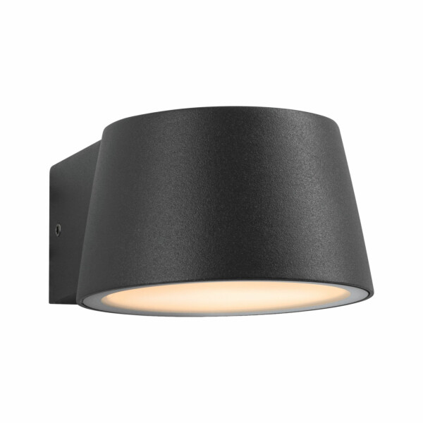Paulmann LED Außenwandleuchte Capea  insektenfreundlich IP44  96x128mm 2200K 6W 550lm 230V 98° Anthrazit Aluminium