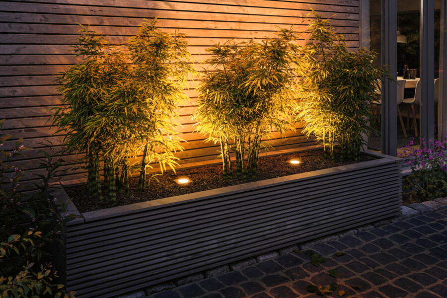 Paulmann Plug & Shine LED Bodeneinbauleuchte Floor Einzelleuchte Insektenfreundlich IP67 2200K 4.5W   Anthrazit