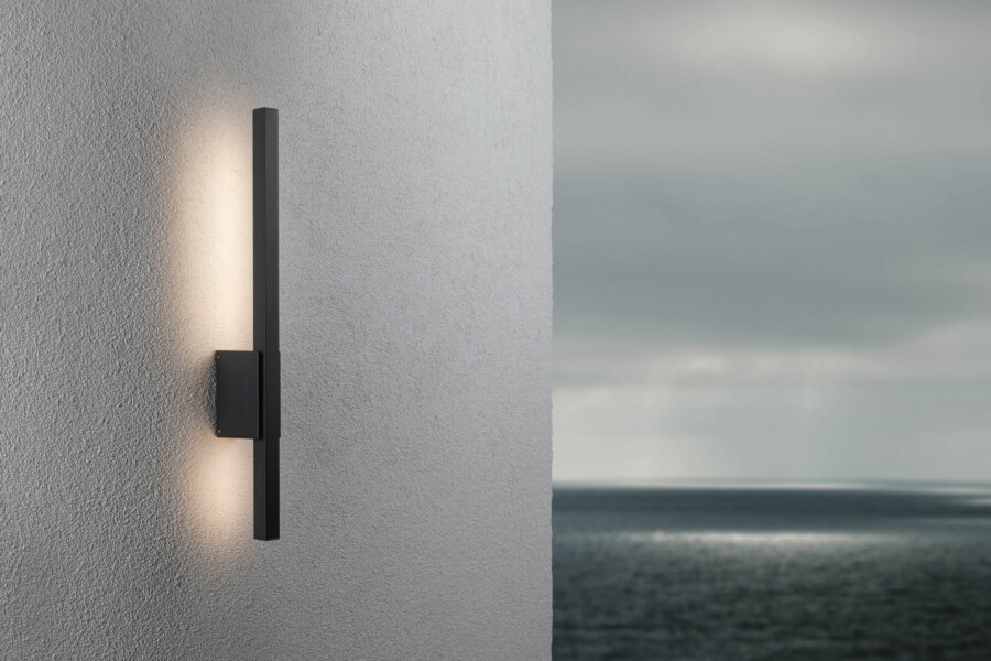 Paulmann LED Außenwandleuchte Stan  seewasserresistent IP44  600mm 3000K 9W 220lm 230V  Anthrazit  Aluminium