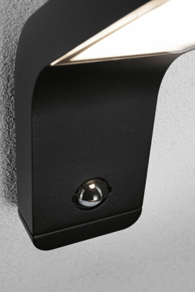 Paulmann LED Außenwandleuchte Kulma Bewegungsmelder seewasserresistent IP44  90x174mm 3000K 7.5W 500lm 230V  Anthrazit Aluminium