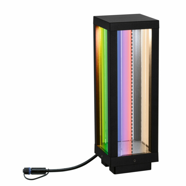 Paulmann Plug & Shine Laterne Smart Home Zigbee 3.0 Classic Einzelleuchte  IP44 RGBW 2W   Anthrazit