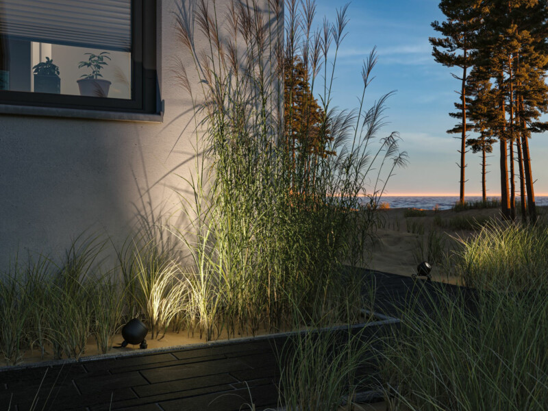Paulmann LED Gartenstrahler Kikolo   IP65  90mm 3000K 8W 500lm 230V 60° Anthrazit Aluminium#Kunststoff