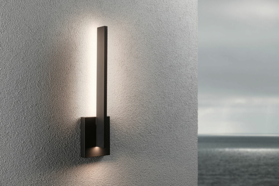 Paulmann LED Außenwandleuchte Levka   IP44  115x80mm 3000K 13.5W 110lm 230V  Anthrazit Aluminium