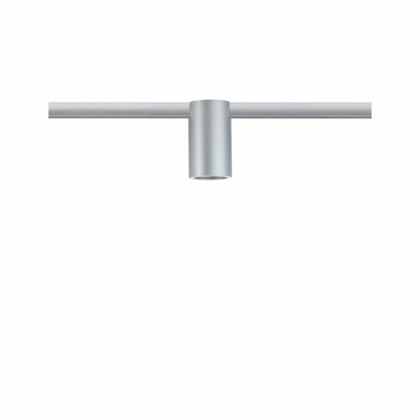 Paulmann URail Schienenspot Socket Einzelspot E27  max. 20W  dimmbar 230V Chrom matt