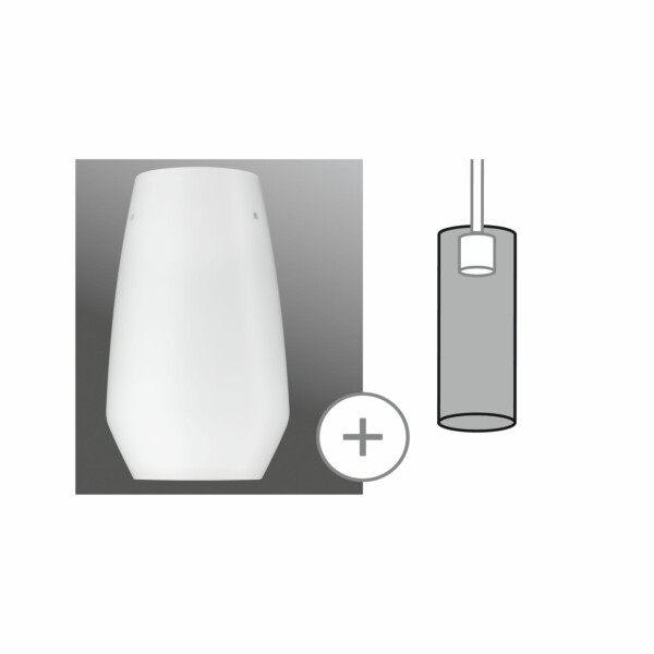 Paulmann URail Schirm Vento 2Easy  170mm Opal