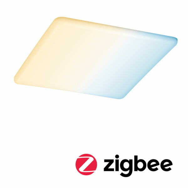 Paulmann VariFit LED Einbaupanel Smart Home Zigbee 3.0 Veluna IP44 eckig 215x215mm  17W 1300lm Tunable White Satin dimmbar