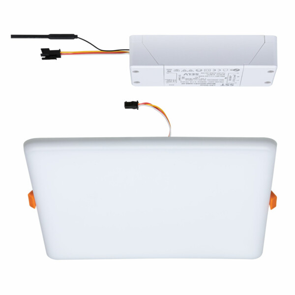 Paulmann VariFit LED Einbaupanel Smart Home Zigbee 3.0 Veluna IP44 eckig 215x215mm  17W 1300lm Tunable White Satin dimmbar