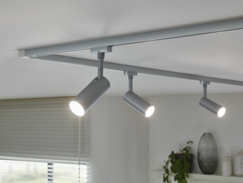 Paulmann URail LED Schienenspot Tubo Einzelspot  237lm 4.5W 3000K  230V Chrom matt