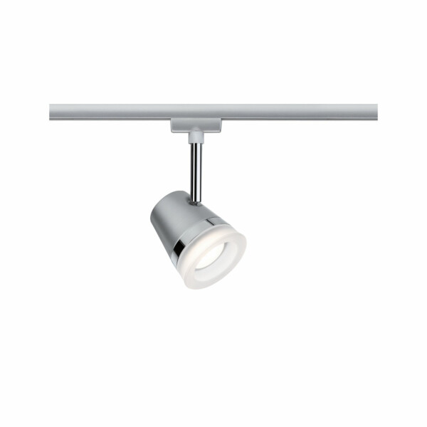 Paulmann URail Schienenspot Smart Home Zigbee 3.0 Cone Einzelspot inkl. Tunable White Leuchtmittel GU10 330lm 5W Tunable White dimmbar 230V Chrom matt#Chrom