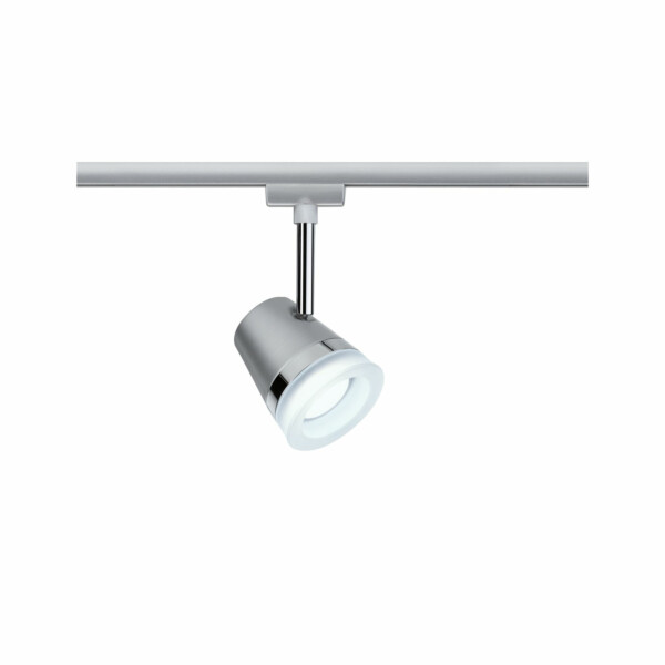 Paulmann URail Schienenspot Smart Home Zigbee 3.0 Cone Einzelspot inkl. Tunable White Leuchtmittel GU10 330lm 5W Tunable White dimmbar 230V Chrom matt#Chrom